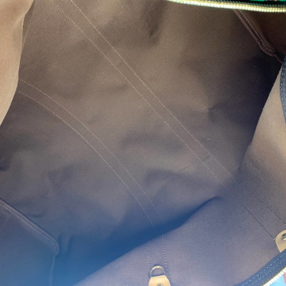 ❌❌ Louis Vuitton Kusama Keepall 55 Green bandouliere travel vintage bag LV RARE - Picture 10 of 15